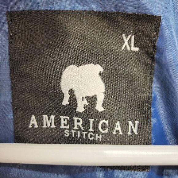 Short Sleeve Mens size XL Full Zip Jacket Blue Black Golf Windbreaker NEW - Picture 4 of 13